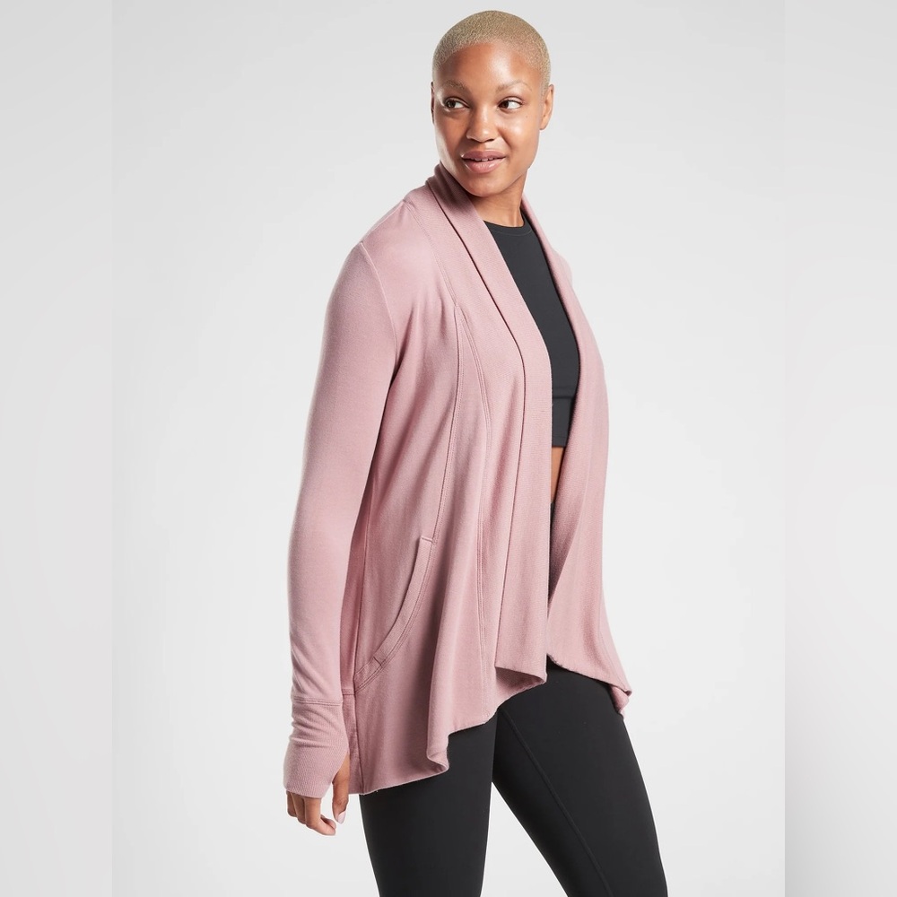 Athleta Pranayama Wrap | Dogwood Mauve